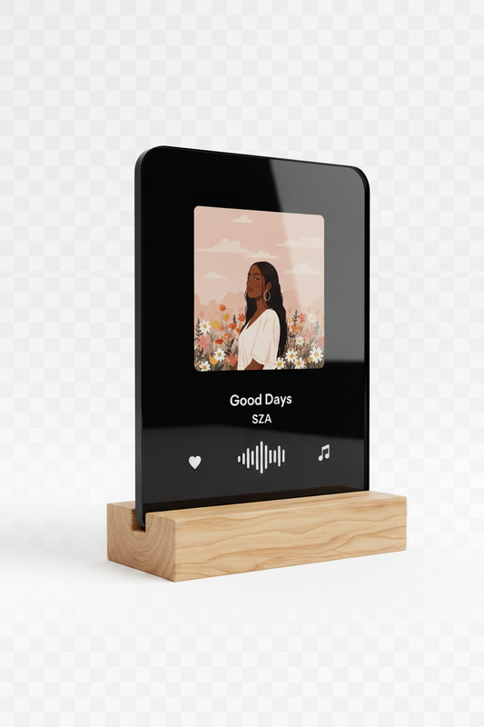 Personalized Spotify Plaque